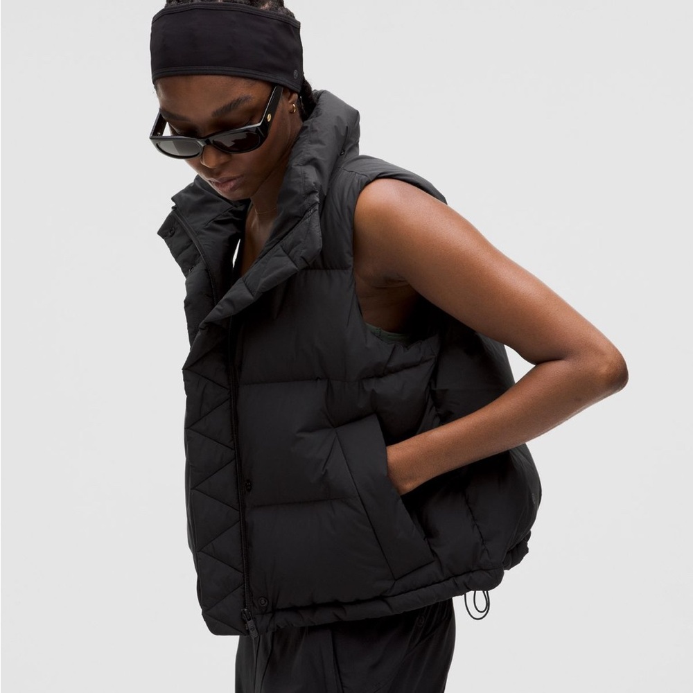 NWOT Lululemon Women’s Wunder Puff 600-Down Fill Cropped Vest Size 10